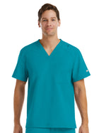 Men's One-Pocket V-Neck Top - 5801 - Teal
