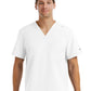 Men's One-Pocket V-Neck Top - 5801 - White
