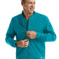Men's Front Zipper Tape Jacket - 5861 - Teal