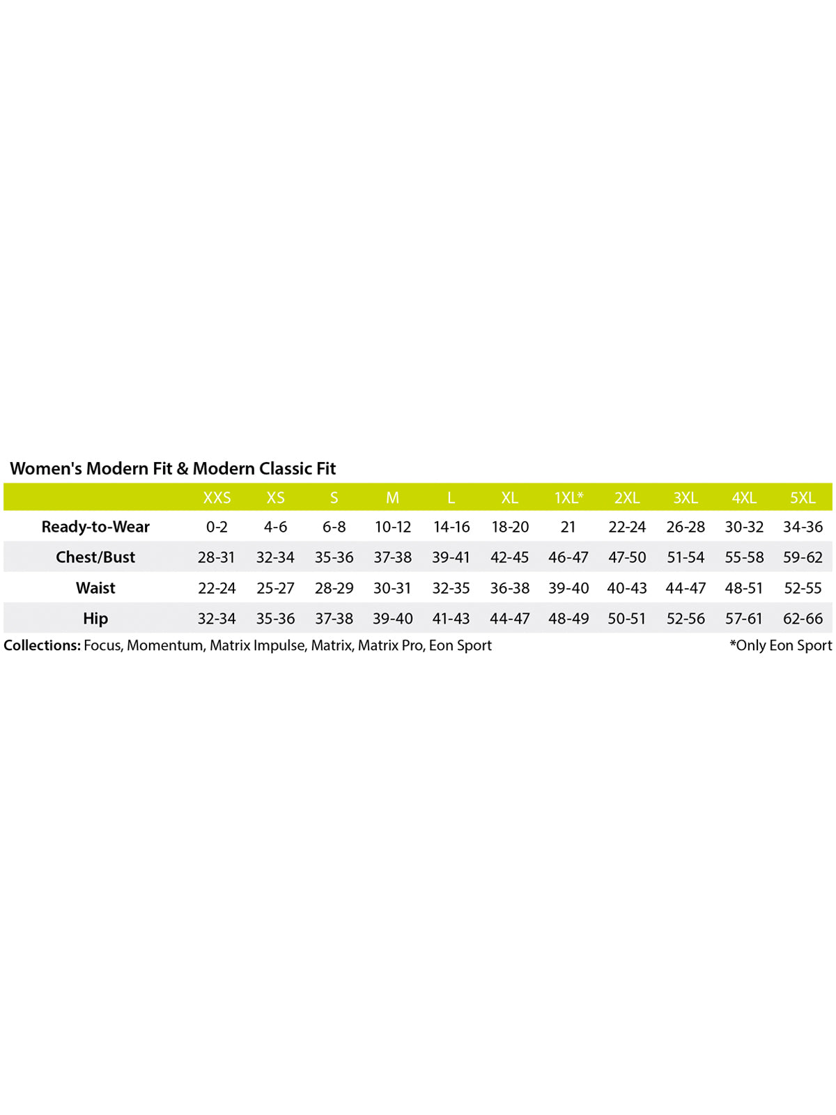 SIZECHART