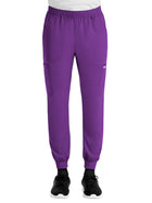 Men's Five-Pocket Full Elastic Waistband Pant - 5892 - Eggplant