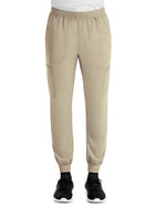 Men's Five-Pocket Full Elastic Waistband Pant - 5892 - Khaki