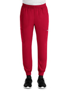 Men's Five-Pocket Full Elastic Waistband Pant - 5892 - Red