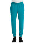 Men's Five-Pocket Full Elastic Waistband Pant - 5892 - Teal