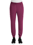 Men's Five-Pocket Full Elastic Waistband Pant - 5892 - Wine