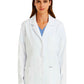 Women's Three-Pocket 28.5" Consultation Snap Front Lab Coat - 5973 - White