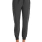 Women's Six-Pocket Full Waistband Jogger Pant - 6902 - Heather Grey