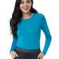 Women's Basic Long Sleeve Underscrub Tee - 6909 - Real Teal