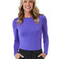 Women's Basic Long Sleeve Underscrub Tee - 6909 - Ultra Violet