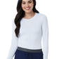 Women's Basic Long Sleeve Underscrub Tee - 6909 - White