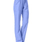Women's Six-Pocket Full Elastic Pant - 7308 - Ceil Blue