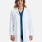 Unisex 3-Pocket 37" Lab Coat - 7555 - White