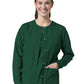 Women's Four-Pocket Warm-Up Jacket - 8706 - Hunter Green