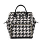 Water-Resistant Clinical Backpack - NB003 - Houndstooth