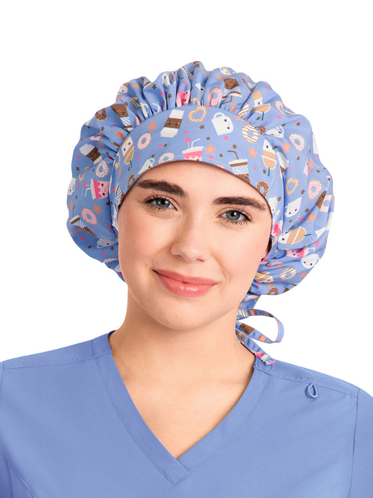 Unisex Printed Bouffant Cap - NC325 - Coffee Love