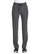 Women's Fitted Five-Pocket Tapered Leg Pant - SJ201 - Heather Grey