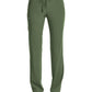 Women's Fitted Five-Pocket Tapered Leg Pant - SJ201 - Olive
