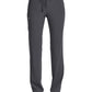 Women's Fitted Five-Pocket Tapered Leg Pant - SJ201 - Pewter
