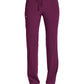 Women's Fitted Five-Pocket Tapered Leg Pant - SJ201 - Wine