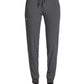 Women's Fitted Five-Pocket Jogger Pant - SJ202 - Heather Grey