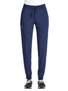 Women's Fitted Five-Pocket Jogger Pant - SJ202 - Navy