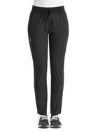 Women's Fitted Six-Pocket Skinny Leg Pant - SJ203 - Black