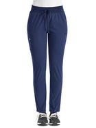 Women's Fitted Six-Pocket Skinny Leg Pant - SJ203 - Navy