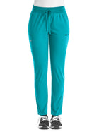Women's Fitted Six-Pocket Skinny Leg Pant - SJ203 - Teal