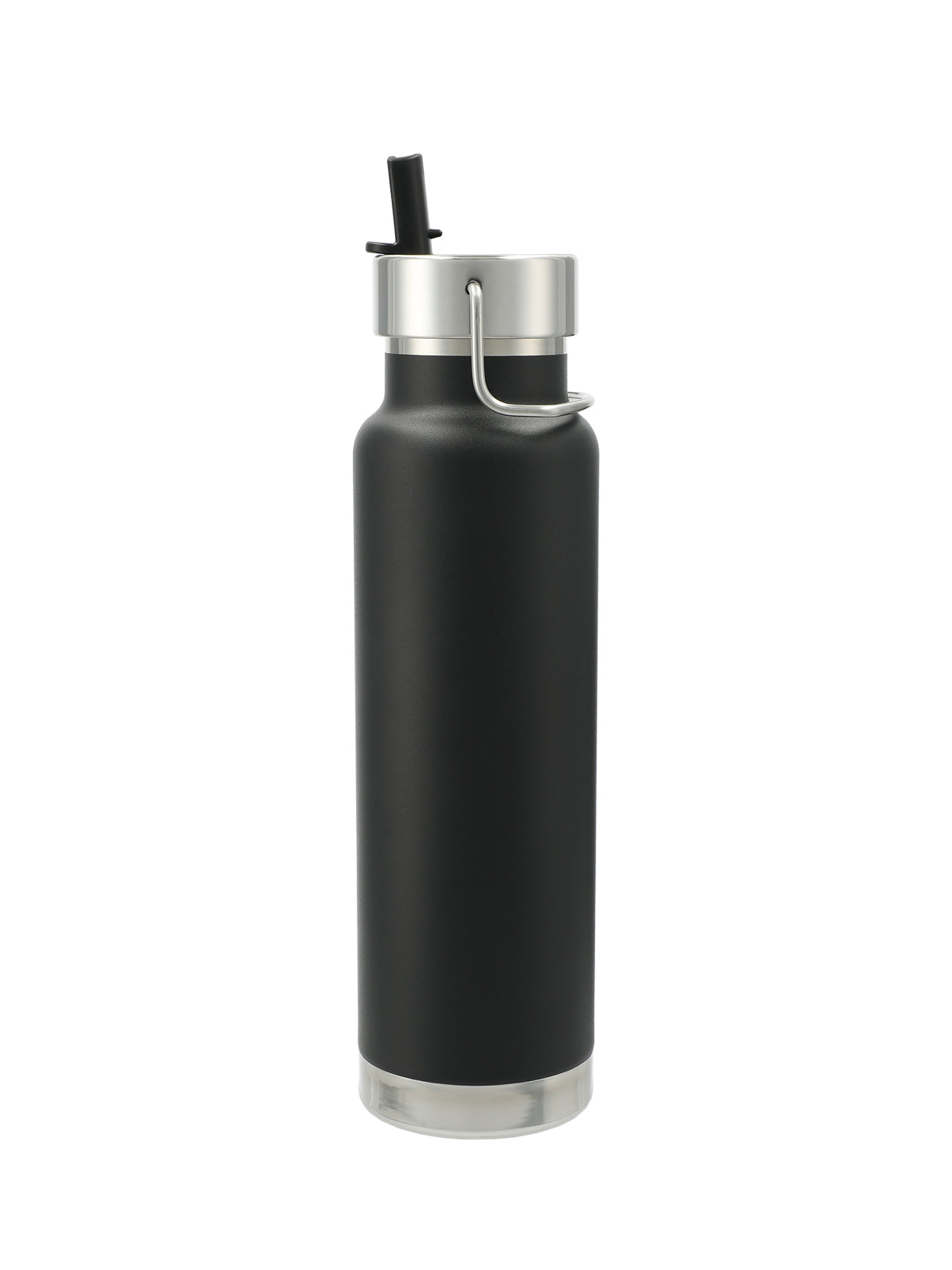 Thor Copper Vacuum Insulated 25oz Bottle with Straw Lid - 160036 - Black