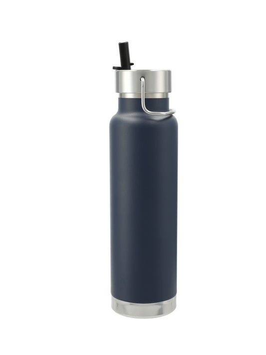 Thor Copper Vacuum Insulated 25oz Bottle with Straw Lid - 160036 - Navy