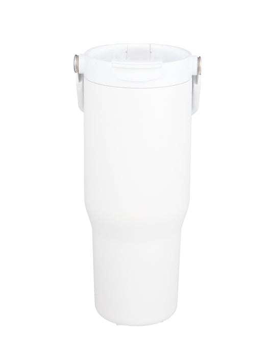 Carnival Recycled Sip Or Swig 30oz Tumbler - 160208 - White
