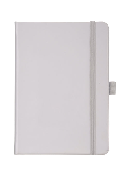 5" x 7" Vienna Hard Bound Journal - 280029 - Silver