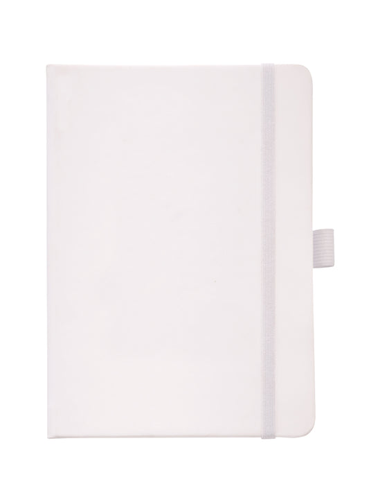 5" x 7" Vienna Hard Bound Journal - 280029 - White