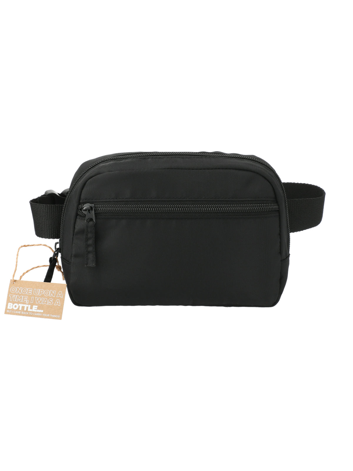 Recycled Sport Fanny Pack - 375060 - Black