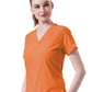 Women's Five-Pocket AURORA V-Neck Top - 1028 - Tangerine