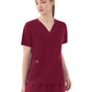 Women's Five-Pocket AURORA V-Neck Top - 1028 - Wine