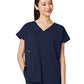 Women's Oversized Two-Pocket Dolman REMY V-Neck Top - 1031 - Navy