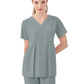Women's One-Pocket ASPEN Peplum Maternity V-Neck Top - 1068 - Camp Green
