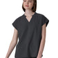 Women's Two-Pocket Vega Dolman Scrub Top - 1098 - Charcoal