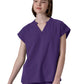 Women's Two-Pocket Vega Dolman Scrub Top - 1098 - Purple