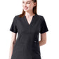 Women's Four-Pocket STAR Y-Neck Top - 1133 - Pewter