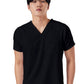 Unisex Student One-Pocket TAYLOR V-Neck Scrub Top - 1153 - Black