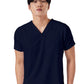 Unisex Student One-Pocket TAYLOR V-Neck Scrub Top - 1153 - Navy