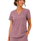 Women's Four-Pocket Cloud V-Neck Scrub Top - 1234 - Dusty Mauve