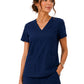 Women's Four-Pocket Cloud V-Neck Scrub Top - 1234 - Navy