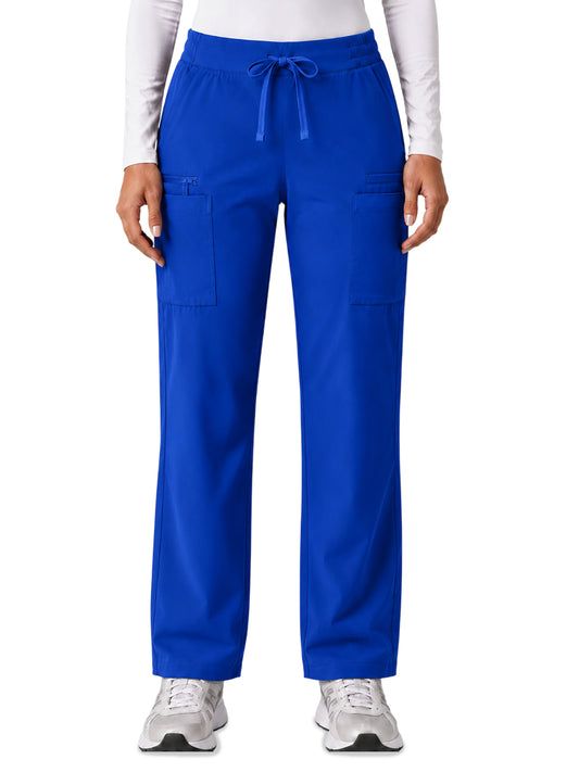 Women's Seven-Pocket Sol Cargo Scrub Pant - 2113 - Royal Blue