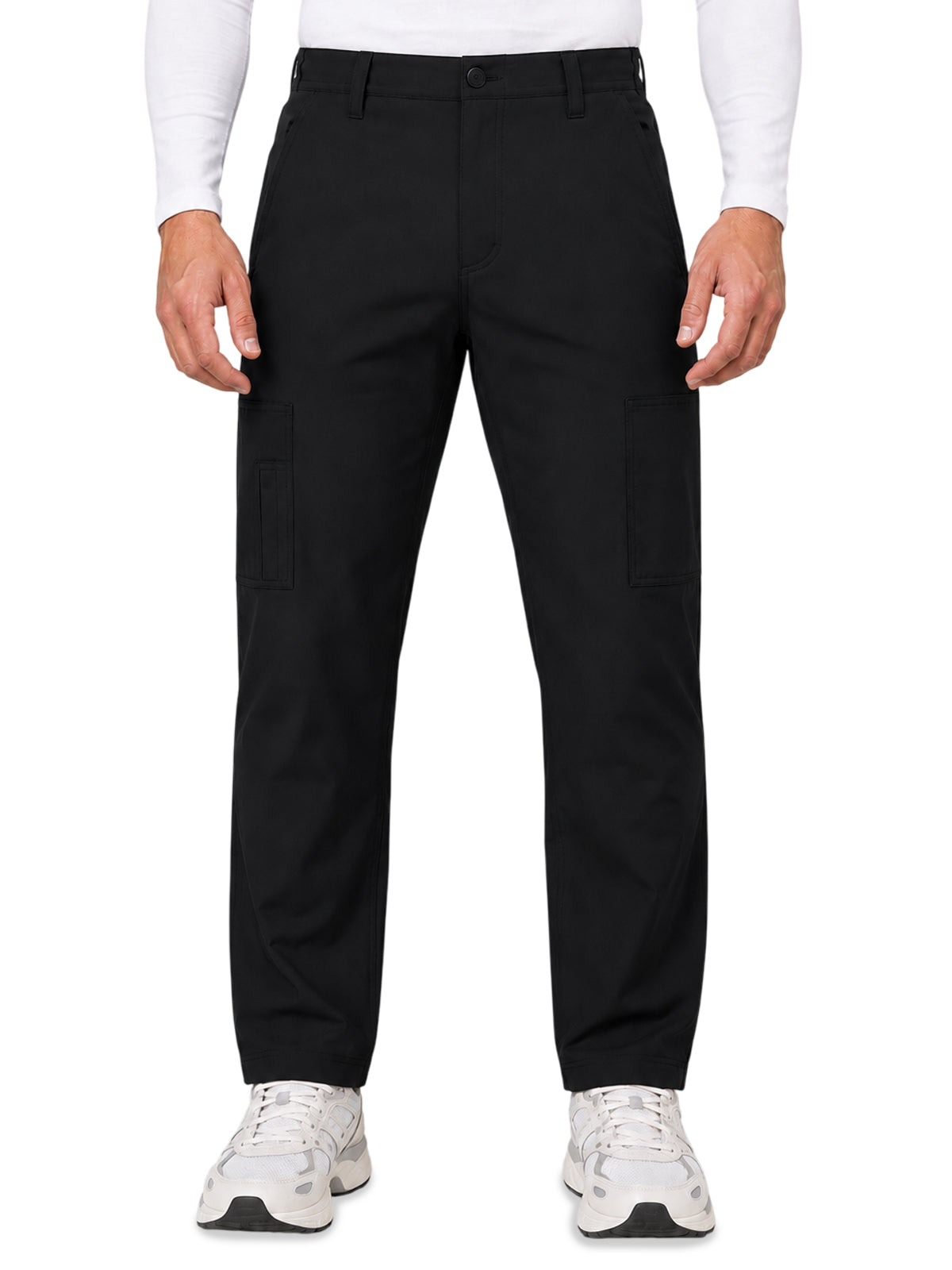 Men's Seven-Pocket Cosmo Trouser Scrub Pant - 2523 - Black
