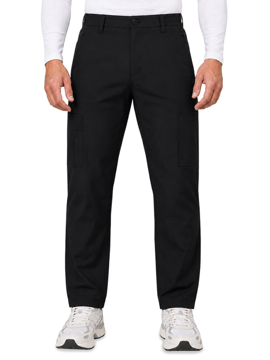 Men's Seven-Pocket Cosmo Trouser Scrub Pant - 2523 - Black
