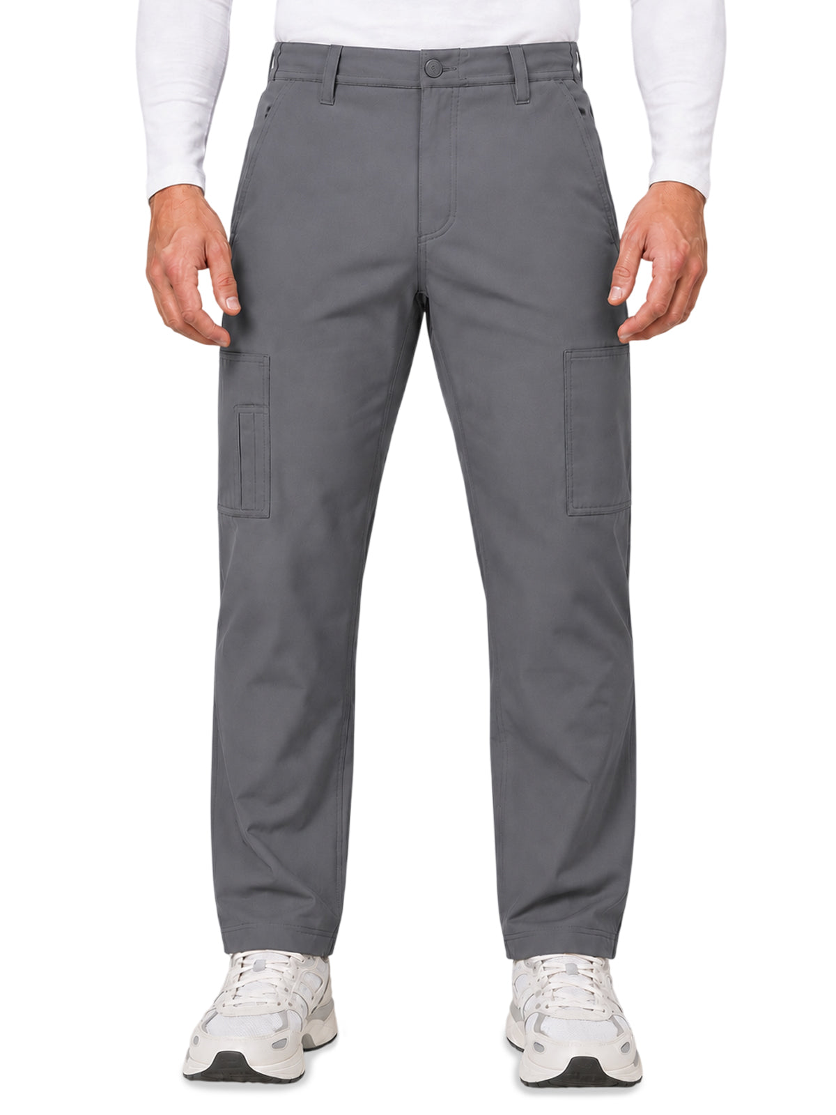Men's Seven-Pocket Cosmo Trouser Scrub Pant - 2523 - Pewter