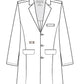 Men's Seven-Pocket 36" Premium Long Perfect Lab Coat - 3500 - White
